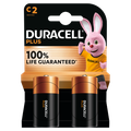 Duracell Plus C 2pk