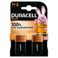 Duracell Plus 9v 2pk