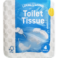 Local Living Toilet Roll 4pk