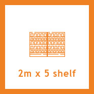 2m x 5 Shelf